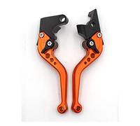 Leva Sinistra Leve freno frizione corte in alluminio moto per T MAX530 DX per TMAX 530SX 2012-2015 per TMAX500 2008-2011 Leva Freno Sinistra(Orange)