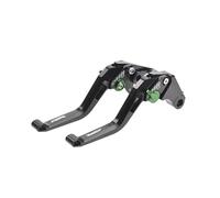 Leva Sinistra Leve freno frizione pieghevoli ed estensibili per motociclette per CBR250R 2011-2013 per CBR300F FA per CBR500R per CBR500F X Leva Freno Sinistra(Black Green)