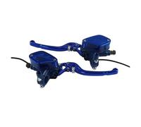 Leva Sinistra Per Suzuki una coppia di leve per moto maniglia regolabile pompa freno frizione idraulica cilindro principale Leva Freno Sinistra(Blue)