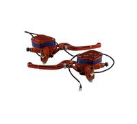 Leva Sinistra Per Suzuki una coppia di leve per moto maniglia regolabile pompa freno frizione idraulica cilindro principale Leva Freno Sinistra(Orange)