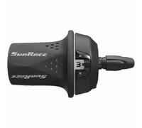 Leva sinistra Sunrace twist shifter friction 3v Noir