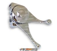 Leva strozzatore doppio 1" per bici d'epoca BSA Norton Triumph Ariel AJS cromata