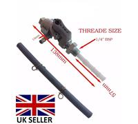 Leva Valvola di Sfogo Gas Carburante Benzina Coperchio Cuciture Con Tubo A / Off