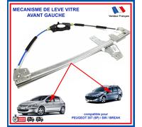 Leva Vetro Anteriore Sinistro Lato AVG Pinze per 307 Berlina Sw HDI