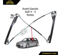 Leva Vetro Remonte Anteriore Sinistro per Golf 4 3 Porte 1J3837461F 1J3837461D