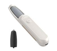 Levacalli elettrico - Set smerigliatrice compatto, grigio, testa liscia a batteria, base | di pulizia sanitaria portatile, accessorio per la manutenzione della cura della bellezza domes
