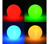 levandeo Sfera a LED che cambia colore, piccola lampada a LED con batterie incluse - Lampada a sfera effetto sfera decorativa cambia colore
