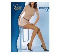 Levante Collant donna calze 15 den microfibra tuttonudo cucitura piatta articolo MATISSE 15 COLLANT, Nero, 5 - XXL