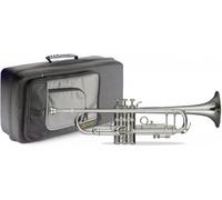 Levante LV-TR6301 Tromba professionale in Sib con custodia morbida - Corpo placcato argento