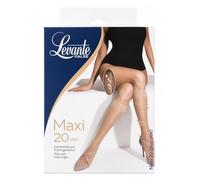Levante Maxi 20 Den Gambaletto Donna Plus Size Opaco Taglia Unica 2 Paia, Doré
