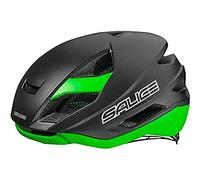 SALICE 56-62 Nero-Verde, Casco Bike TG Unisex Adulto