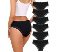 Levao Mutande da donna in cotone e pizzo, biancheria intima brasiliana, 6