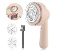 Levapelucchi,8W Potente Levapelucchi con 3 Testine di Rasatura, Levapelucchi Elettrico Togli Pelucchi Maglioni, Lint Remover Spazzola, Leva Pelucchi Rimozione Lana Tessuti Lanugine Vestiti Divano