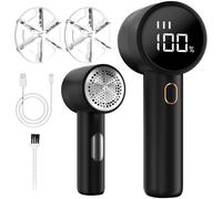 Levapelucchi Elettrico,Display Digitale LCD,Rimuove i Pelucchi per 3 Livelli ...