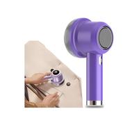 Levapelucchi Elettrico Efficiente su Vestiti, Biancheria e Moquette - Ricaricabile USB, Inclusi Accessori Pulizia, 7.62x7.62x15.24cm, ABS, Viola, 5W