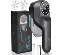 Levapelucchi Elettrico, Togli Pelucchi Elettrico Portatile con Display LED, 2 Velocità Regolabili, Spazzola a 6 Lame, Levapelucchi Ricaricabile USB per Rimuovere Lanugine, Perfetto per la Famiglia