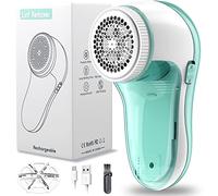 Levapelucchi, Levapelucchi Elettrico ricaricabile con 1 lama da barba di ricambio, Rasoio portatile per lanugine in tessuto per vestiti, mobili, biancheria da letto, moquette