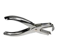 LEVAPUNTI A PINZA IN METALLO SILVER ADATTO PER RIMUOVERE PUNTI METALLICI