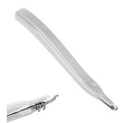 Levapunti professionale, con punta magnetica, portatile, per scuola, ufficio, casa, colore bianco