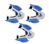 Levapunti professionale in metallo resistente, impugnatura ergonomica, per la scuola, l'ufficio, portatile, 3 pezzi