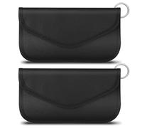 levateeta Faraday Bag - Confezione da 2 sacchetti di blocco del segnale RFID, custodia per carte di credito per la protezione della privacy del telefono cellulare e delle chiavi dell'auto, colore