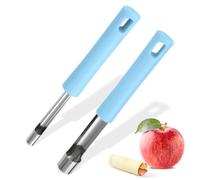 Levatorsolo per Mele, 2 Pezzi, Robusto strumento per la rimozione del nucleo della mela, pratico taglia mele per appenderlo, rimuove il torsolo, Adatto per Mele, Pere e Altri Frutti e Verdure