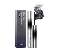 LEVDRO Mascara Scovolino Metallo, Mascara per Ferro arricciacapelli, Mascara Senza setole, Mascara per Ferro arricciacapelli 3D, Mascara Metallico Extra Sottile Lavabile (Black,1Pcs)