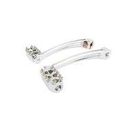 Leve del cambio con punta e tallone, pedane del cambio adatte per Harley Touring, Road King, Street, Electra Glide, Softail, Slim, Fat Boy, FLRT Pedale del cambio(Chrome)