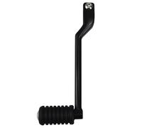 Leve del Cambio con Puntale e Tallone Sinistro per Moto, Adatte per Harley Touring Heritage Softail Road King Davidson Electra(Black Left Rear)