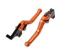 Leve del freno corto regolabili Fronte posteriore compatibile con NRG Power DD Medley 125 Runner 200 Muovi per motociclette(Orange)