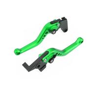 Leve del freno corto regolabili Fronte posteriore compatibile con NRG Power DD Medley 125 Runner 200 Muovi per motociclette(Green)