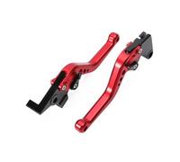 Leve del freno corto regolabili Fronte posteriore compatibile con NRG Power DD Medley 125 Runner 200 Muovi per motociclette(Red)