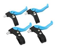 Leve del freno per biciclette per bambini manico a responsabilità ajutabile ergonomica estesa blu verde nera resistente per parti di bici per bambini (Blu nero)