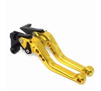 Leve Freno e Frizione Compatibile Con Suzuki Per GSXR1000 Per K1 K2 K3 K4 2001 2002 2003 2004 Accessori Per Moto Leva Di Controllo Della Frizione Del Freno Corta(Yellow)