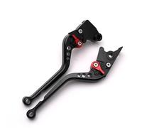 Leve Freno E Frizione Per Kawasaki Per Z750 2007-2012 Z800 Per Z800E 2013-2017 Leve Freno Frizione Lunghe Stile Corto Per Motociclette Impugnatura Regolabile(Long black)