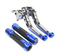 Leve freno e frizione per motociclette Per Su@&zuki GSF1200 BANDIT 2001-2006 2002 2003 2004 Moto GSF 1200 Freno Leve Di Frizione Manubrio Grip Maniglia Manopole(TitaniumBlue)