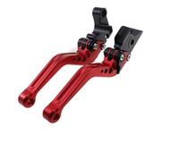 Leve freno e frizione per motociclette Per Triumph TIGER 800 XC/XCX/XR/XRX 2015-2018 Leve Freno Frizione Lunghe/corte Con Maniglie Regolabili Per Moto(Short Red)