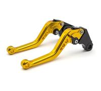 Leve Freno E Frizione Per VESPA 160GS 180SS 150 Per VBA-T4 50-125 PV ET3 PK S XL 125 Per VNA-TS PX80-200 PE Per Lusso Leve Freno A Tamburo Regolabili Per Scooter(Gold)