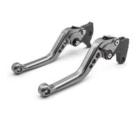Leve Freno E Frizione Per VESPA 160GS 180SS 150 Per VBA-T4 50-125 PV ET3 PK S XL 125 Per VNA-TS PX80-200 PE Per Lusso Leve Freno A Tamburo Regolabili Per Scooter(GRAY)
