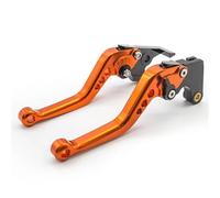 Leve Freno E Frizione Per VESPA 160GS 180SS 150 Per VBA-T4 50-125 PV ET3 PK S XL 125 Per VNA-TS PX80-200 PE Per Lusso Leve Freno A Tamburo Regolabili Per Scooter(Orange)