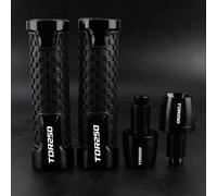 Leve freno e frizione regolabili in alluminio per moto Per YAMAHA TDR250 1988-1992, manopole per manubrio(Black2)