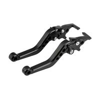 Leve Freno Frizione Accessori Per La Modifica Di Motociclette CNC, Maniglia Del Freno A Doppio Disco, Leva Del Freno Regolabile Per Veicoli Elettrici(Black)