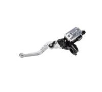 Leve Freno Frizione Adatto Per La Maggior Parte Motociclette Leve Cilindro Principale Manubrio Da 22 Mm Maniglia Della Frizione Pompa Freno Idraulico Accessori CNC manopola frizione(Left Silver)