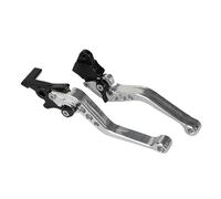 Leve Freno Frizione Leva Freno Moto 1 Paio 7/8" 22 Mm Freni Moto Frizione Pit Bike Frizione E Leve Accessori Moto Anteriori(Silver)