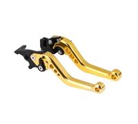 Leve Freno Frizione Maniglia Del Freno Del Motociclo In Lega Adatta Per La Modifica Della Moto Maniglia Della Leva Del Freno A Tamburo Della Frizione Del Motociclo CNC manopola frizione(Gold)