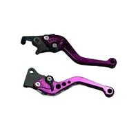 Leve Freno Frizione Maniglia Modificata CNC Per Moto Maniglia Freno Tamburo Posteriore Regolabile Con Disco Anteriore Multi-marcia Adatta Per Maggior Parte Motociclette manopola frizione(Purple)