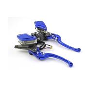 Leve Freno Frizione Moto 6X Regolare La Maniglia Della Leva Frizione Idraulica Pompa Freno Cilindro Principale Da Corsa Uitable Per La Maggior Parte Delle Motociclette manopola frizione(Blue)