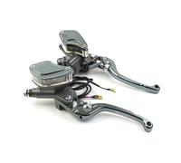 Leve Freno Frizione Moto 6X Regolare La Maniglia Della Leva Frizione Idraulica Pompa Freno Cilindro Principale Da Corsa Uitable Per La Maggior Parte Delle Motociclette manopola frizione(Grey)