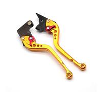 Leve Freno Frizione Moto Per DUCATI Per HYPERMOTARD 1100 Per HYPERMOTARD S/EVO 2007-2012 Leve Freno/frizione Corte/lunghe Per Moto Accessori Regolabili Set Leve Freno E Frizione(Long gold)