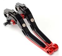 Leve Freno Frizione Moto Per DUCATI Per MONSTER 696 796 695 620 400 Moto CNC Pieghevoli Estensibili Freni Frizione Leve(Black-Red)